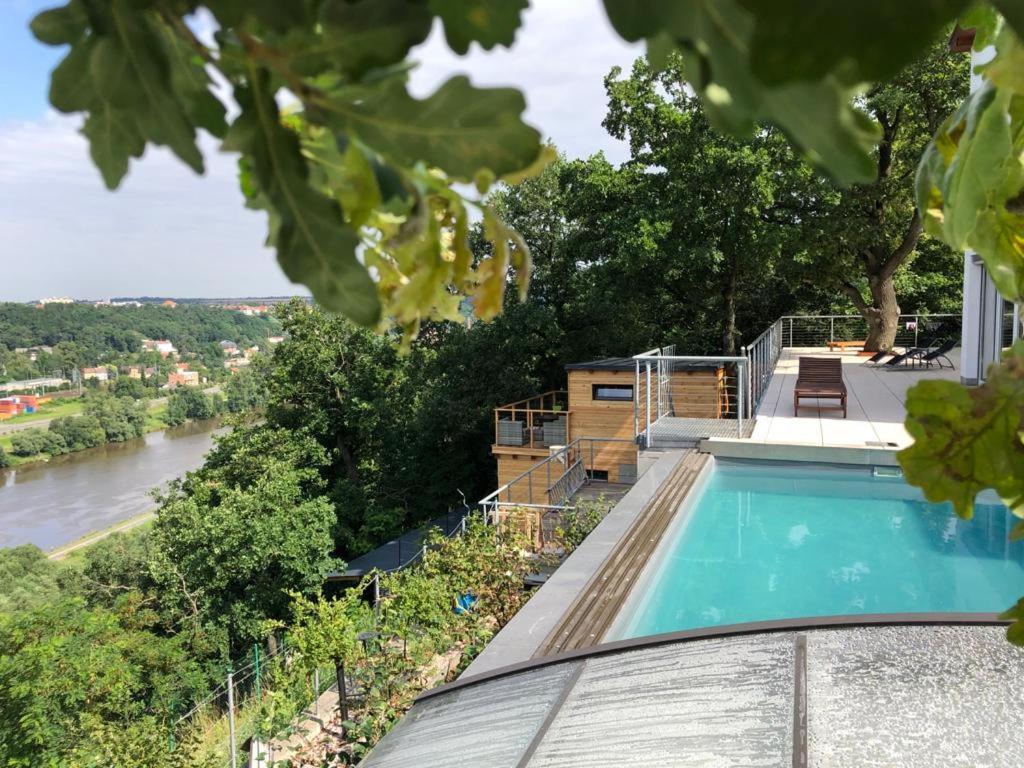 Chatka - C - Vyhlidka Nad Rekou Zdiby Exterior foto